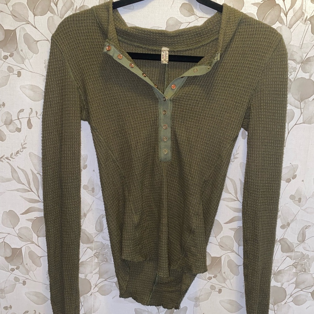 Free People One of the Girls Henley